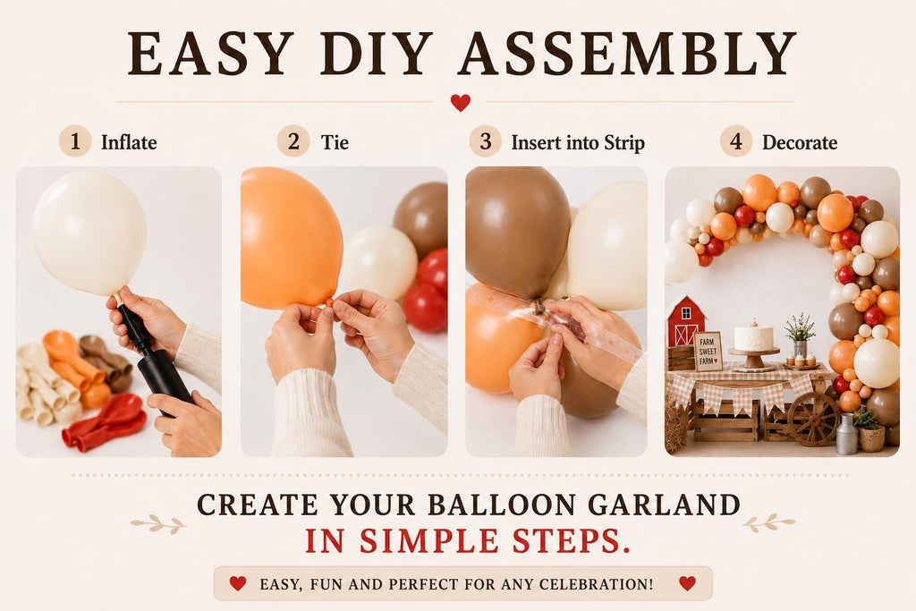 Farmhouse Balloon Add-On Set | 54 Latex Balloons