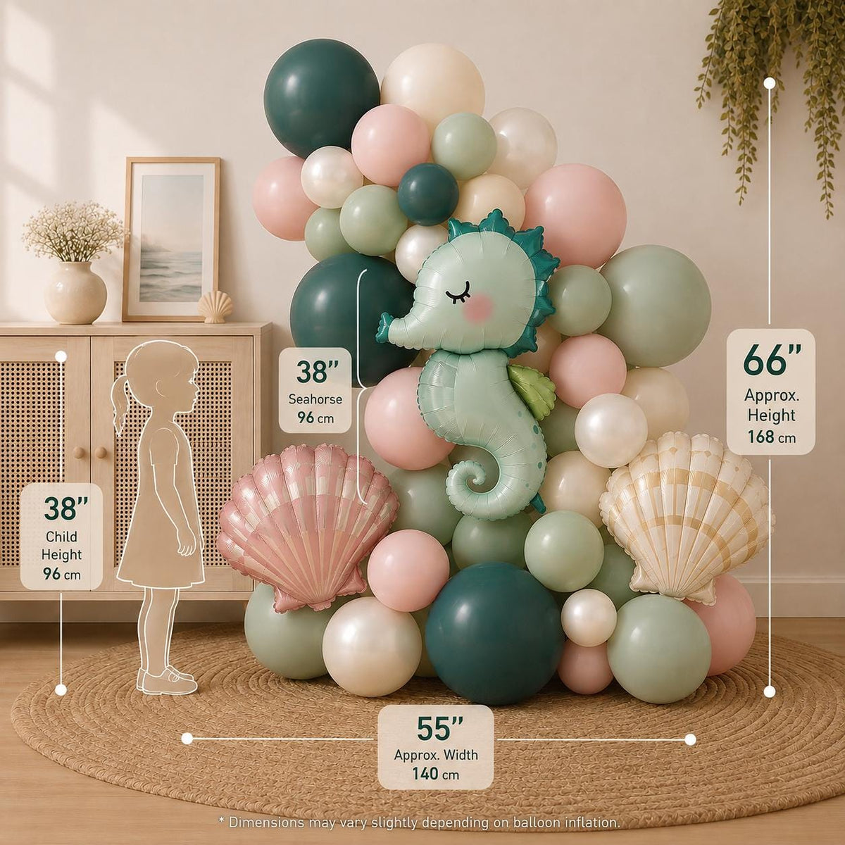 Ocean Balloon Garland Kit | Mermaid Birthday Party Decor
