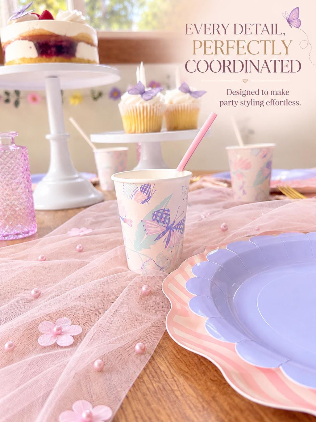 Unicorn Party Table Set for 8 | Unicorn Birthday Tableware