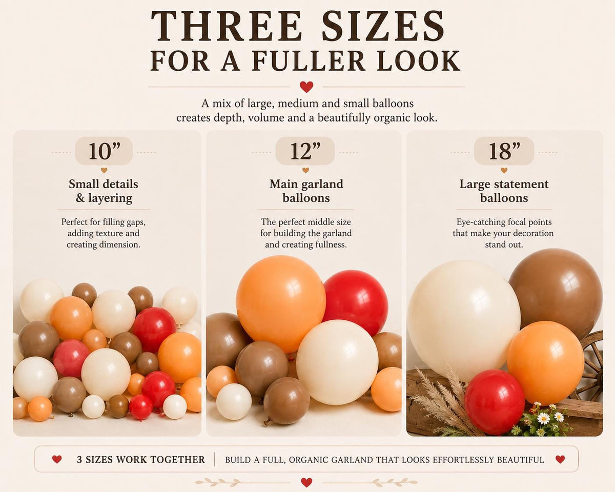 Farmhouse Balloon Add-On Set | 54 Latex Balloons