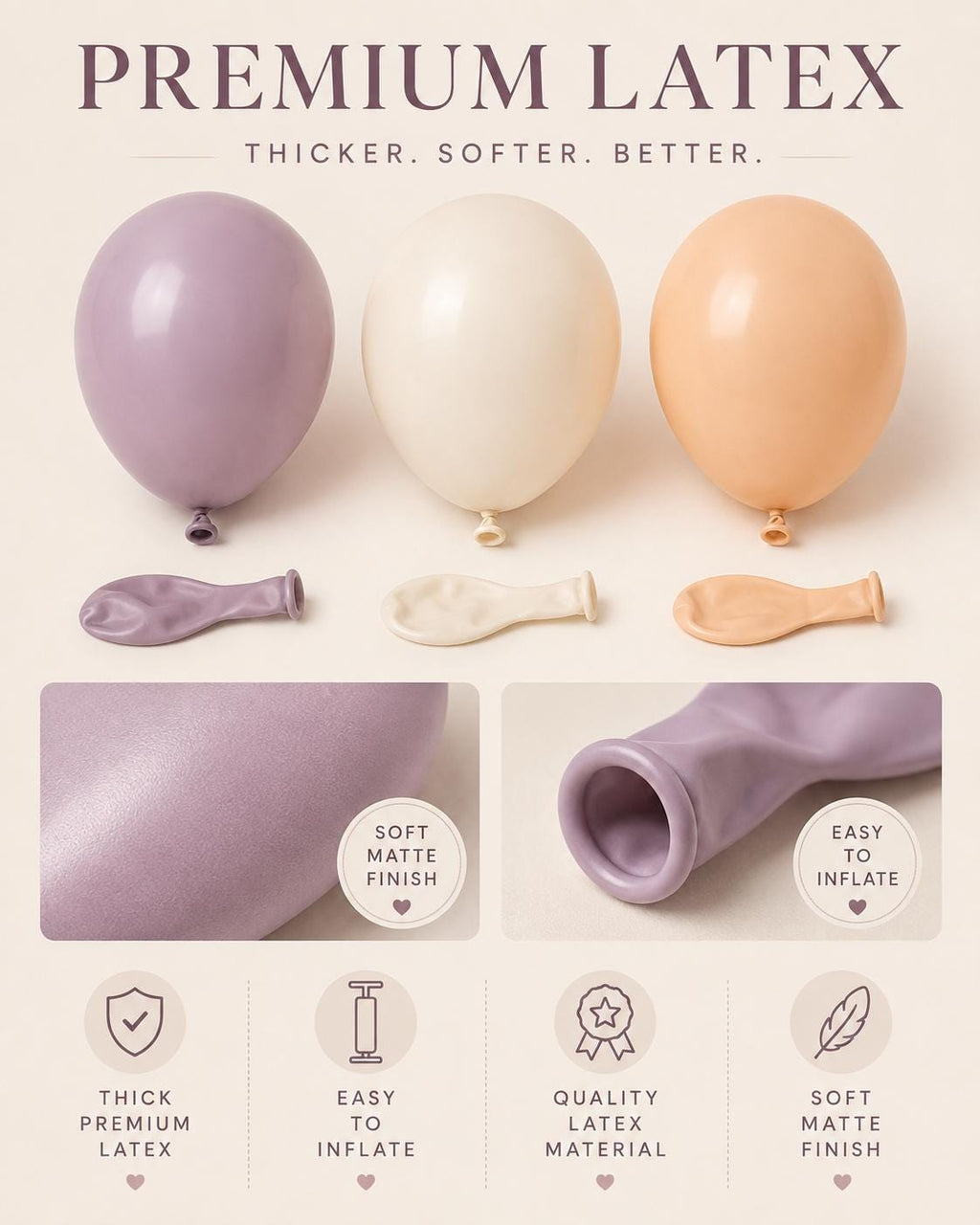 Pastel Balloon Add-On Set | 54 Latex Balloons