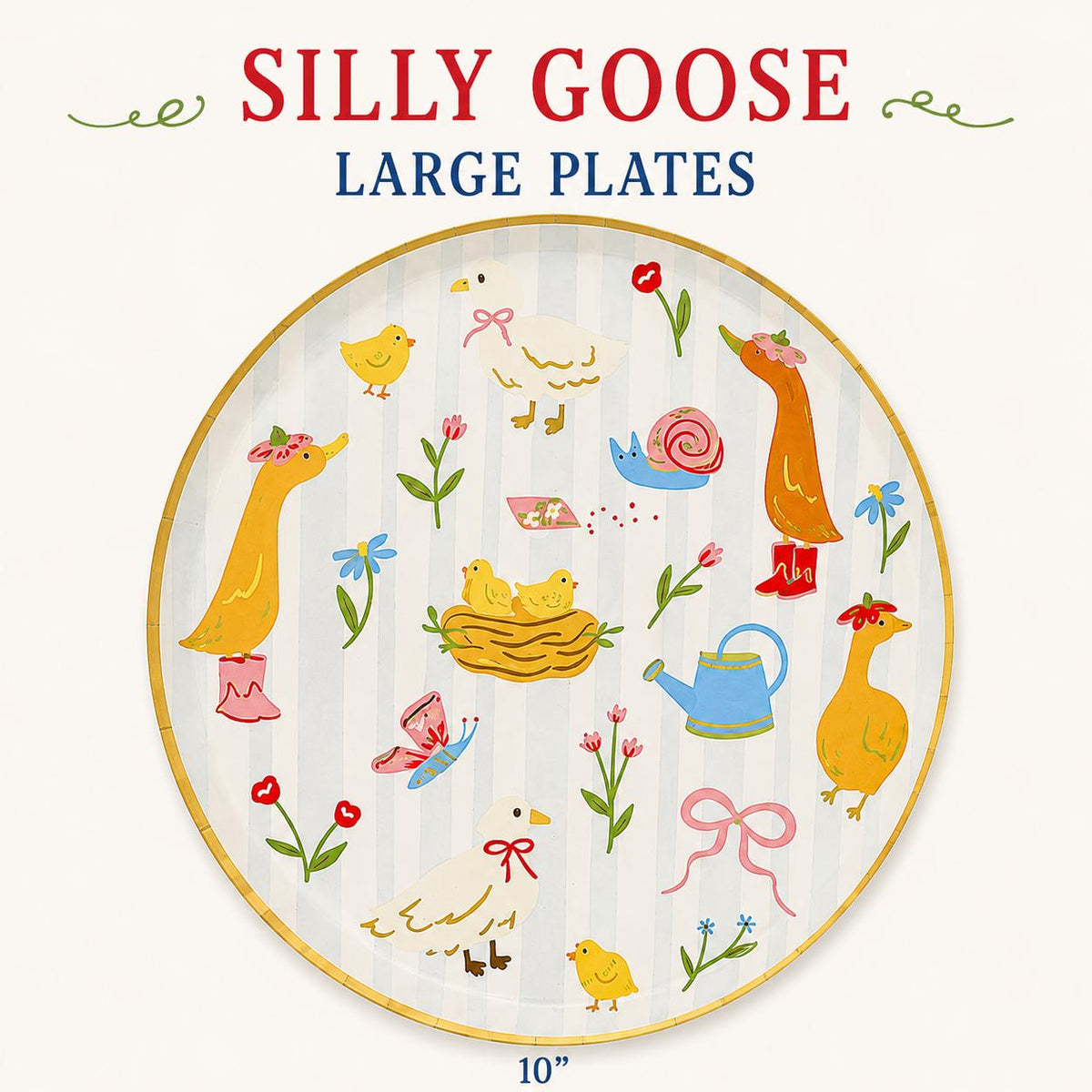 Farm & Garden Party Table Set for 8 | Farmhouse Birthday Tableware