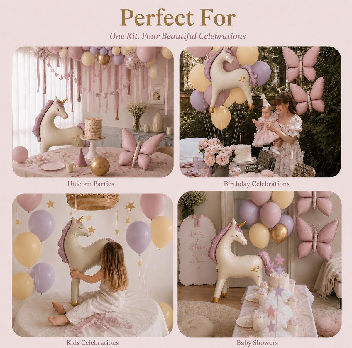 Unicorn Balloon Garland Kit | Unicorn Birthday Party Decor