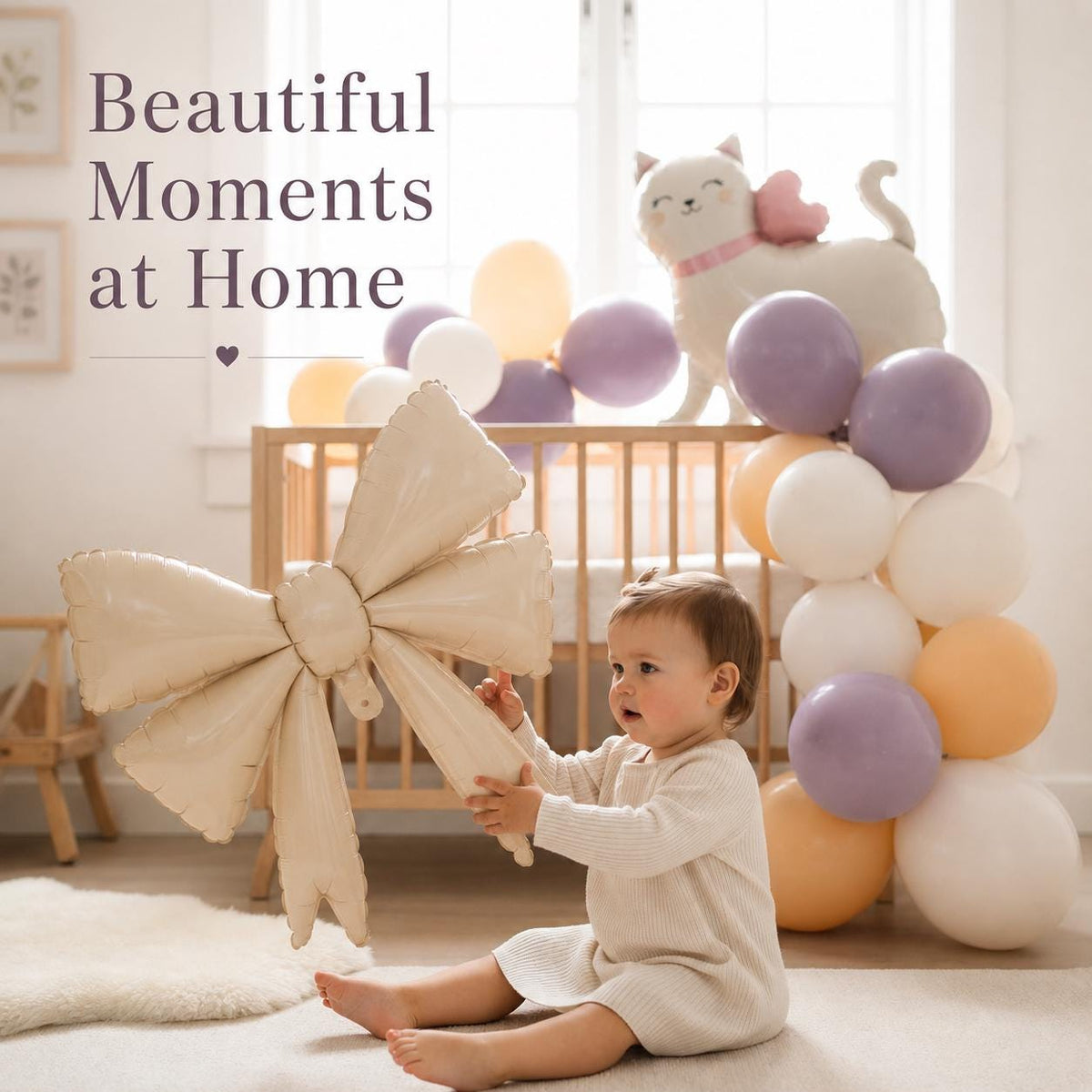 Kitty Balloon Garland Kit | Sleepover Birthday Party Decor