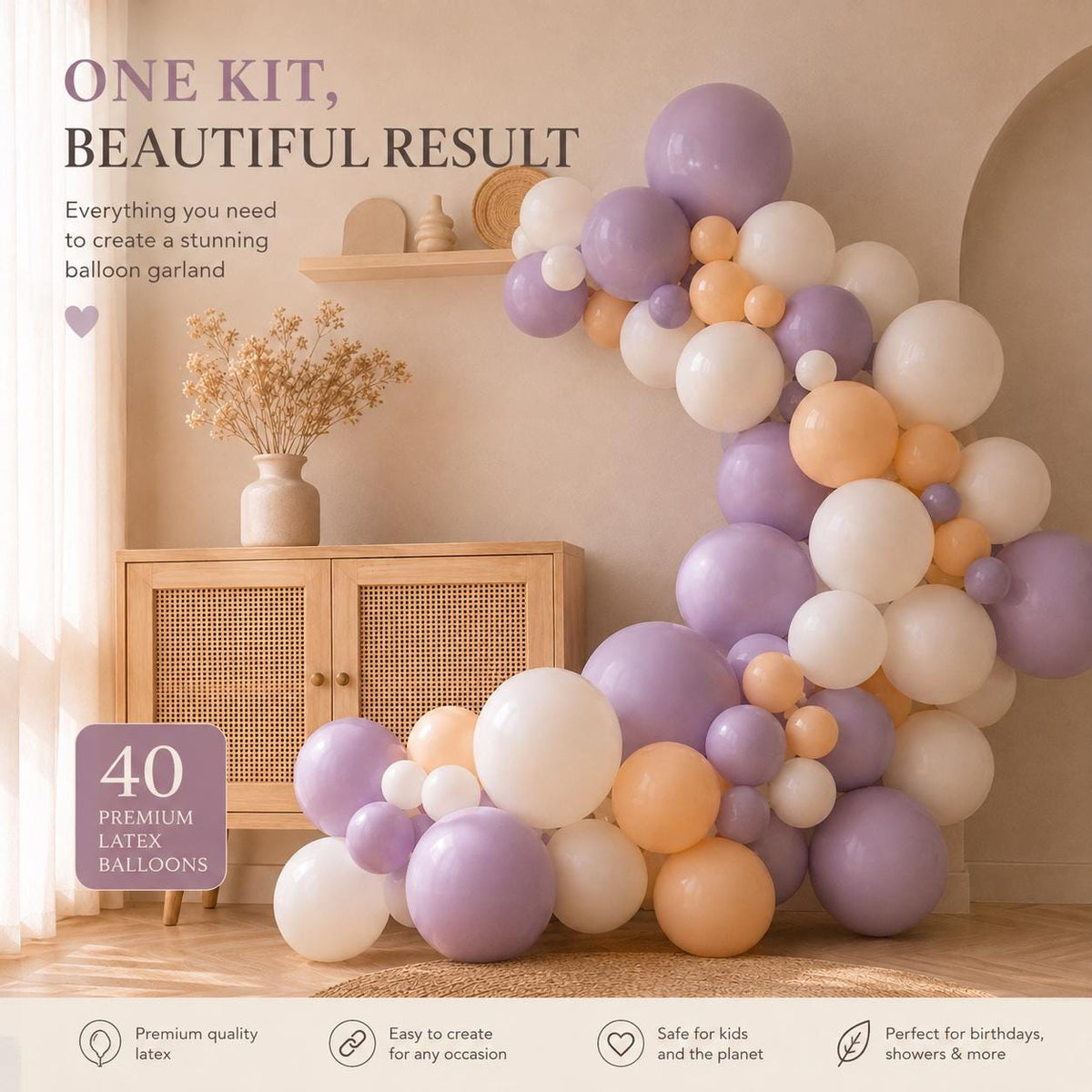 Pastel Balloon Add-On Set | 54 Latex Balloons
