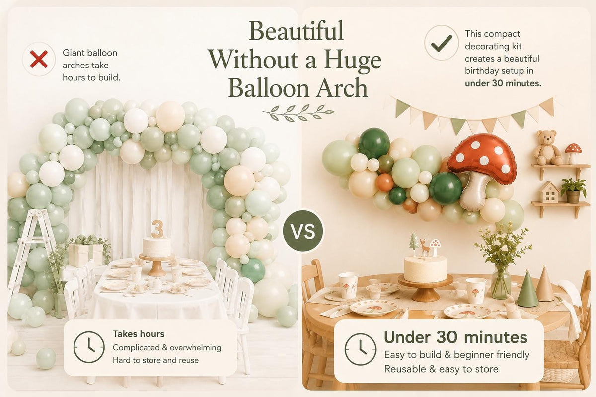 Forest Balloon Garland Kit | Woodland Birthday Party Decor