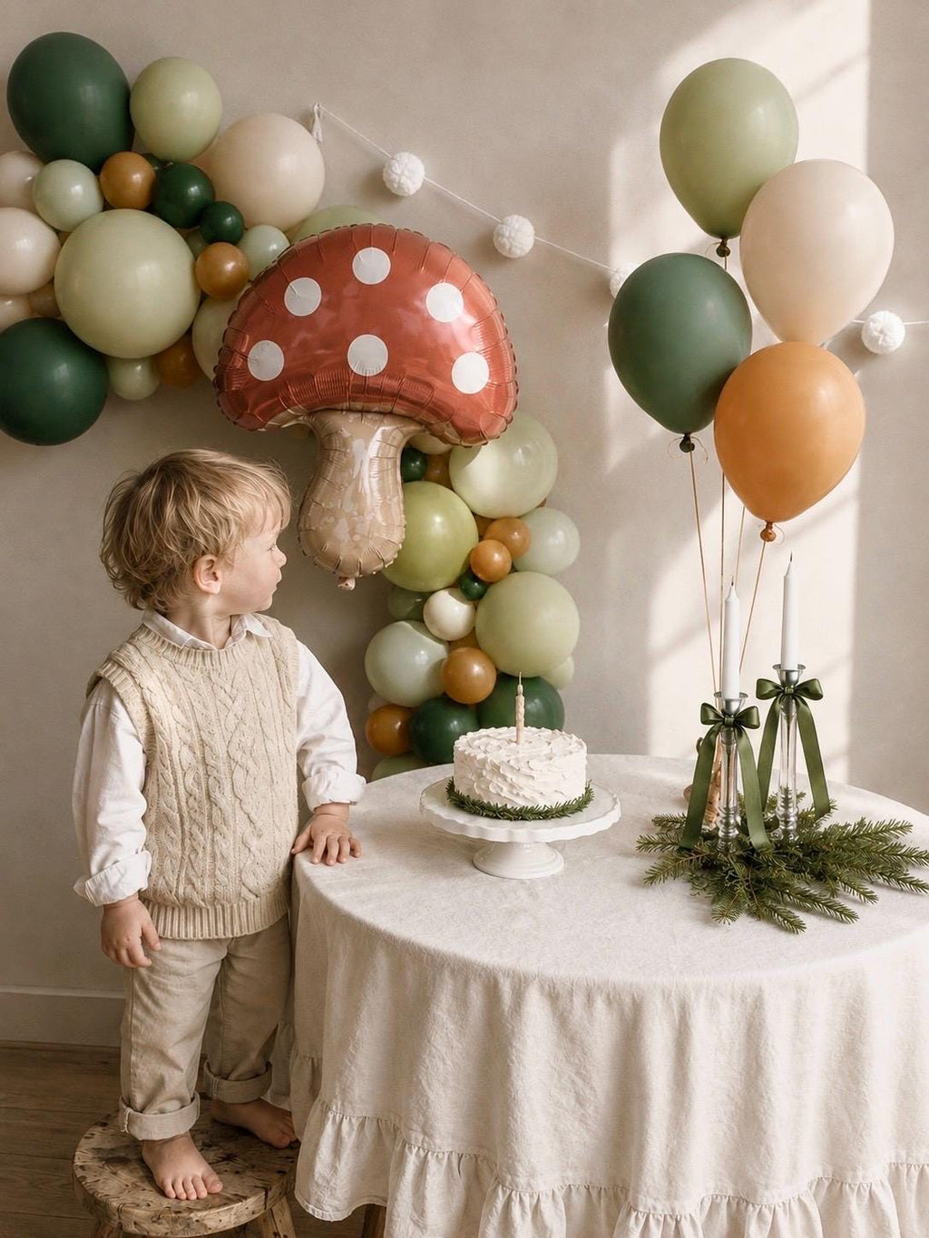 Forest Balloon Garland Kit | Woodland Birthday Party Decor