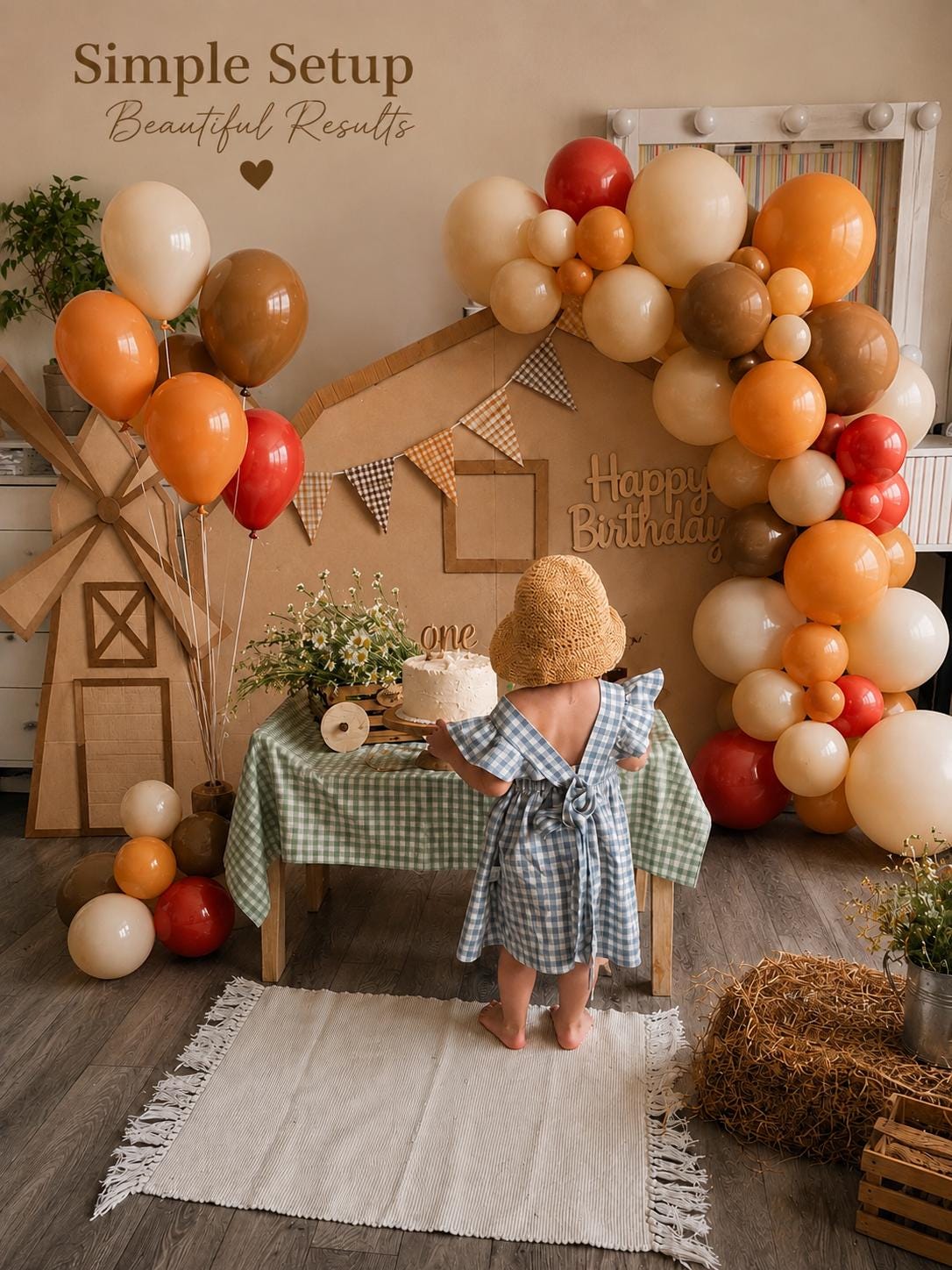 Farmhouse Balloon Add-On Set | 54 Latex Balloons