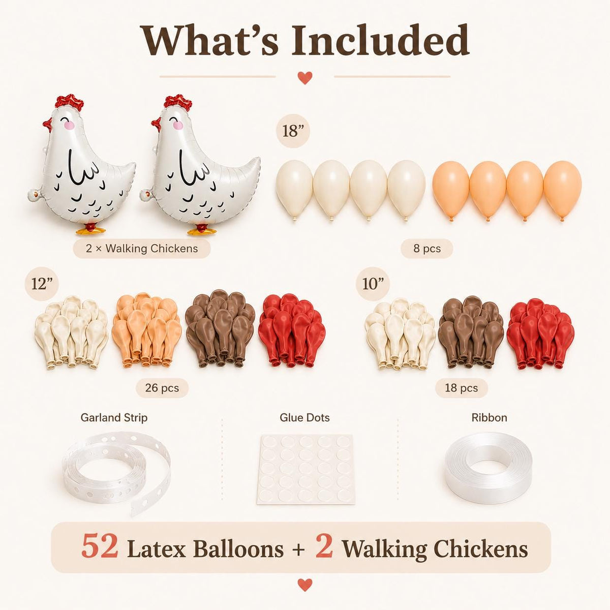 Farm Balloon Garland Kit | Barnyard Birthday Party Decor