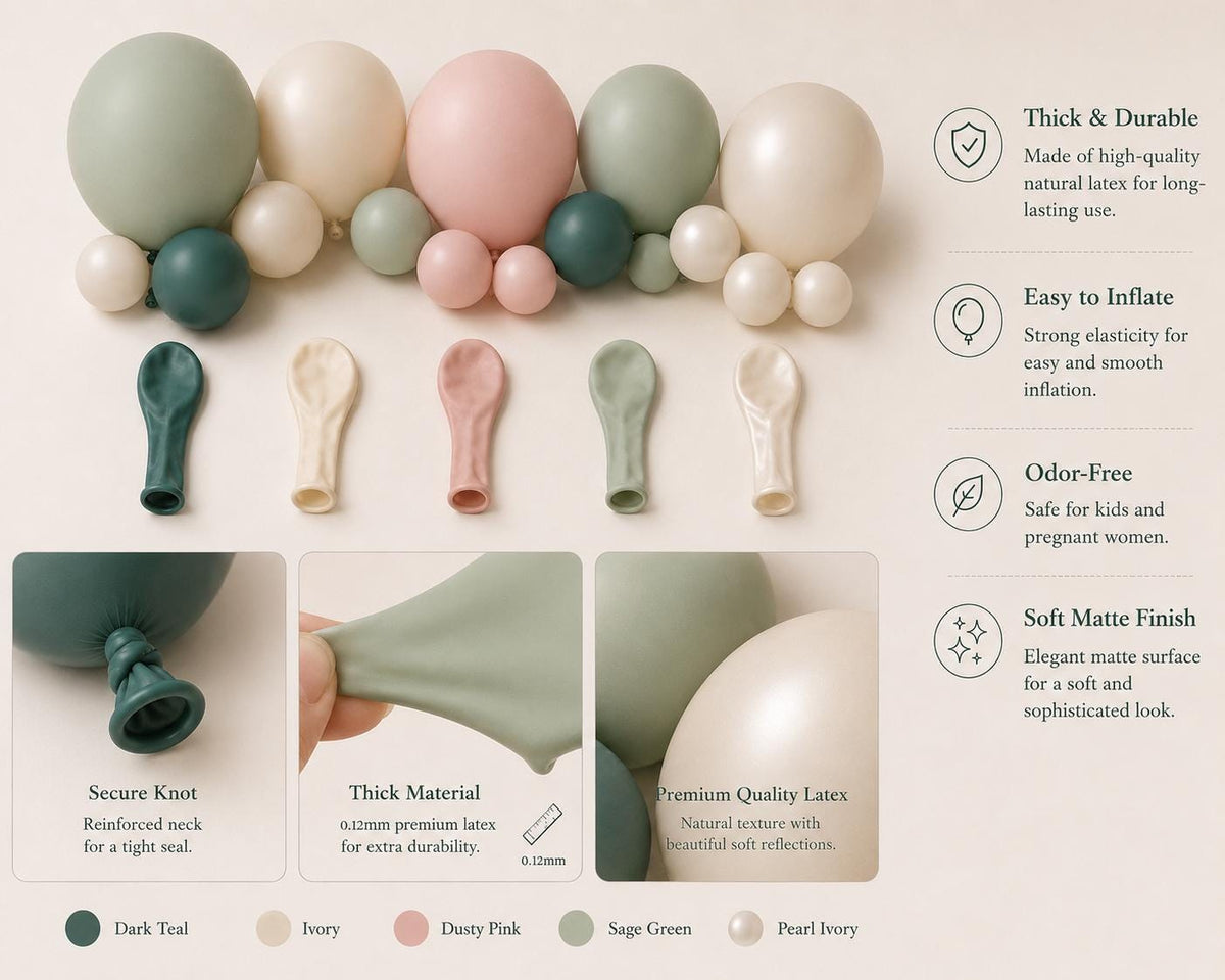 Ocean Balloon Garland Kit | Mermaid Birthday Party Decor